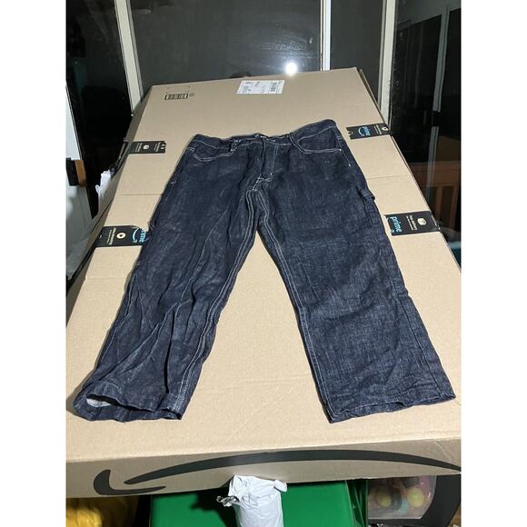 King Maker Hip Hop Baggy Jeans 36x23,‎ Y2K Carpenter Skate Vintage, Streetwear - Picture 1 of 16